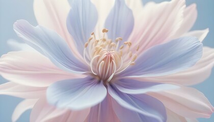 Fototapeta premium white and purple flower close-up background