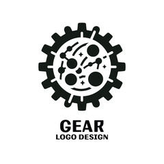 Gear Vector Logo Design