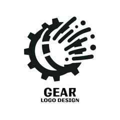 Gear Vector Logo Design