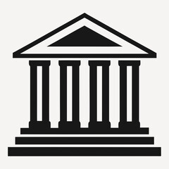 greek column vector illustration