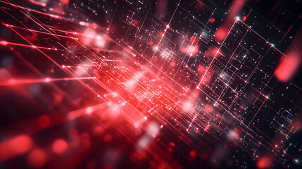 Obraz premium Exploring blockchain cybersecurity and encryption innovations in a digital environment captured from a futuristic perspective