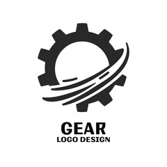 Gear Vector Logo Design