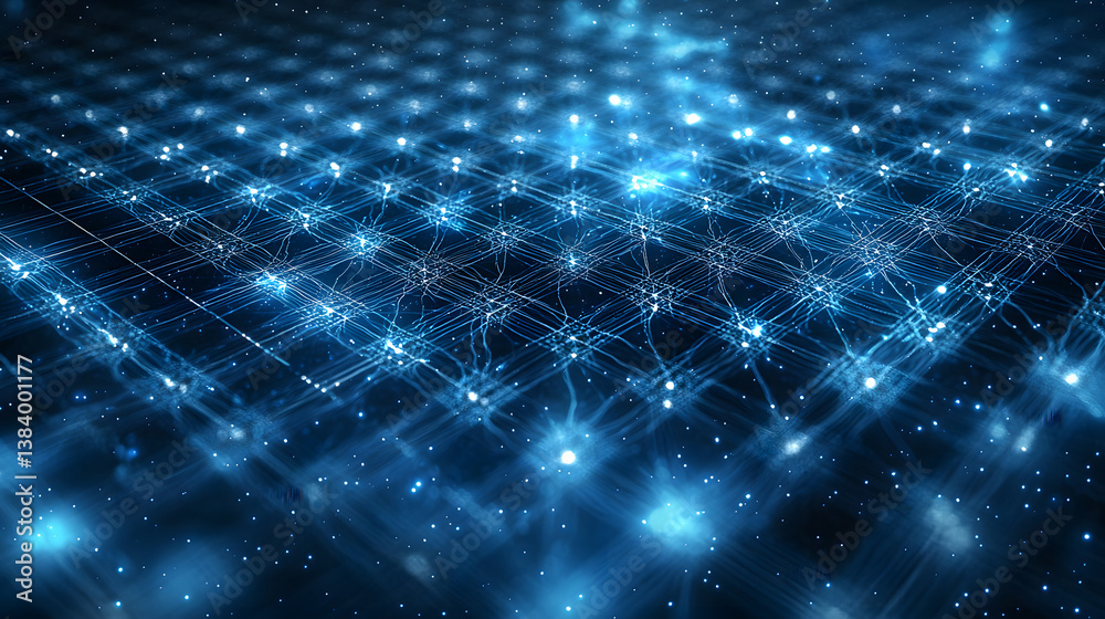Poster exploring quantum computing multidimensional data visualization in a digital universe