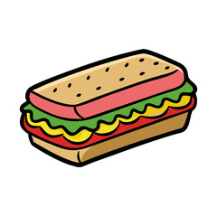 sushi vector art, sushi icon, food vector illustration