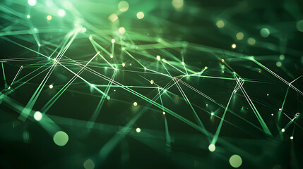 Innovative green digital systems visualized sustainable tech revolution in technology abstract environment futuristic view