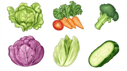 Simple vegetable salad.