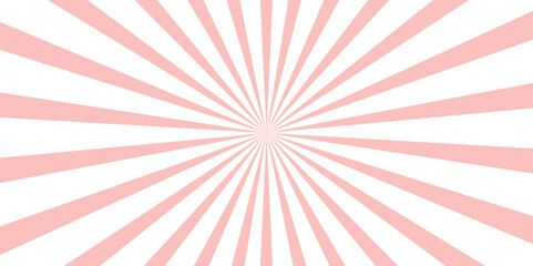 vintage sunburst background flag of japanese. The rising sun Pink Sunburst Pattern Background. vector illustration.
