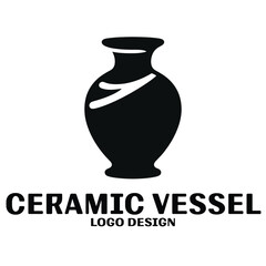 Ceramic Vessel Vector Logo Design