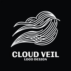 Cloud Veil Vector Logo Design