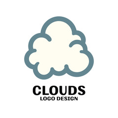 Clouds Vector Logo Design