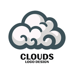 Clouds Vector Logo Design