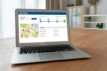 Delivery tracking system for e-commerce and modish online business to timely goods transportation...