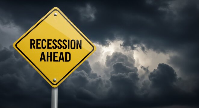 Warning Sign: Recession Ahead - Stormy Clouds Foretell Economic Downturn