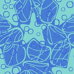 Ocean animals seamless sea starfish pattern for wrapping paper and fabrics and kids clothes print