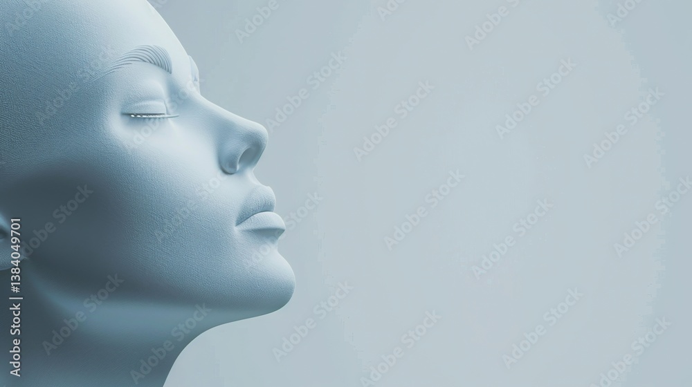 Poster Emotional reset and shift in mindset visualized as a metaphorical process