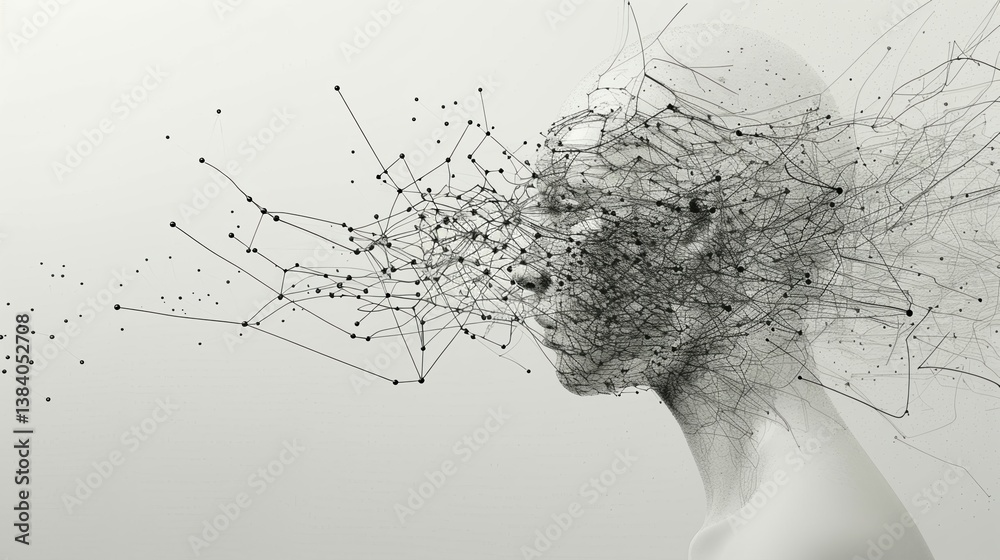 Poster Conceptual image representing the mindset shift through cognitive reframing