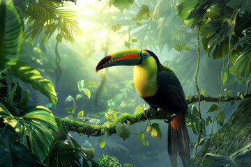 toucan on a tree