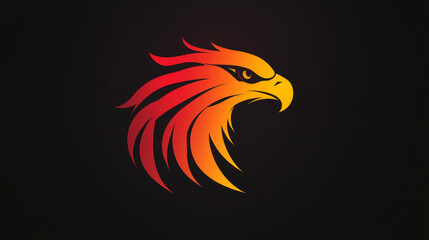 Obraz premium Eagle symbol isolated on white or logo template. Jpeg version also available in gallery