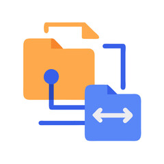  Icon for File Sharing Communication