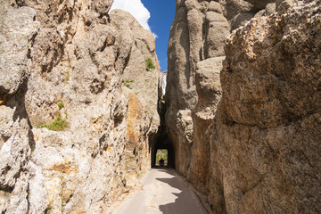 Needles Eye Tunnel at Custer State Park, South Dakota