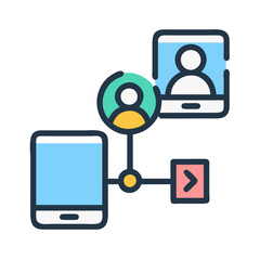  Icon Representing Personal Device Connections