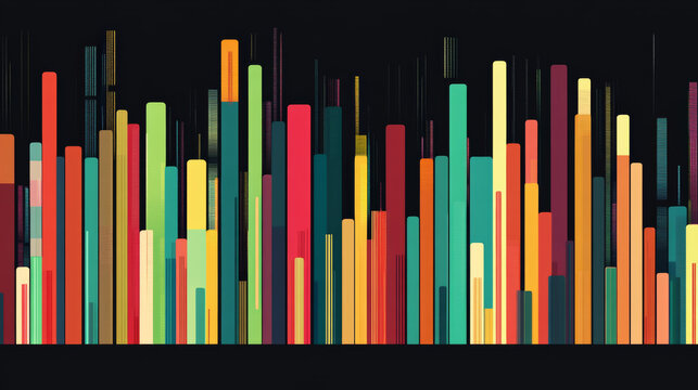 Many graphs. (vertical) Scattered graphs. 