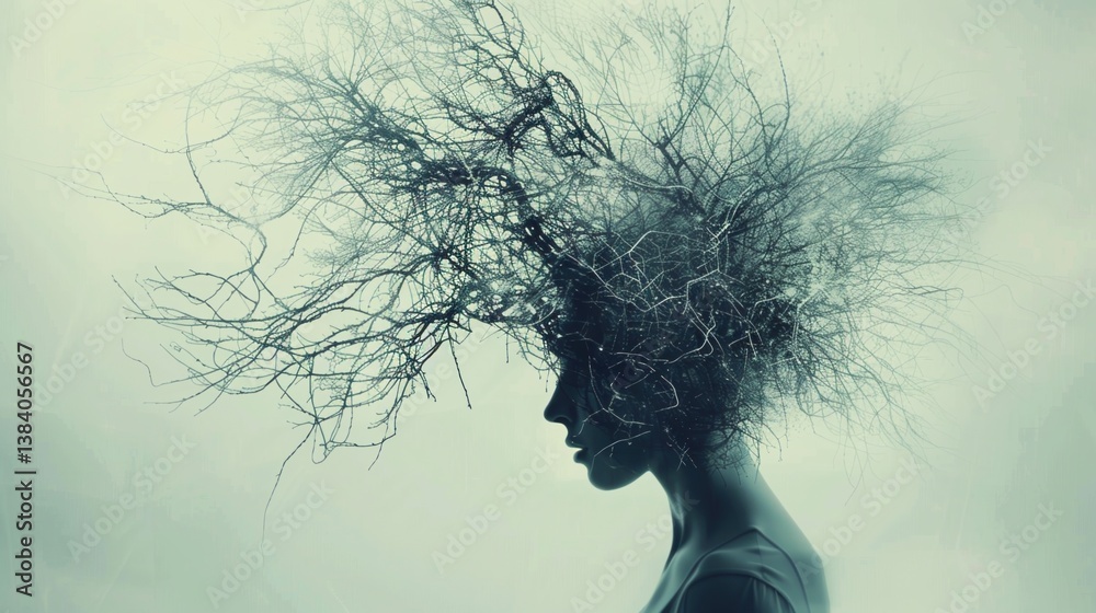Poster Conceptual image representing the mindset shift through cognitive reframing