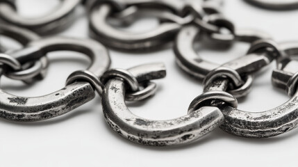 Obraz premium Lucky steel horseshoes set isolated on white background, such as idea of logo