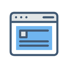  Web Browser Tab Icon for Online Navigation