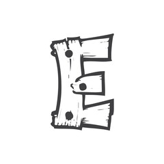 Alphabet graphic design latter vector illustration.