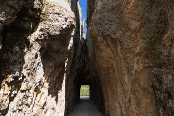 Needles Eye Tunnel at Custer State Park, South Dakota