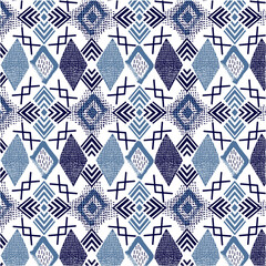 Authentic argyle grunge pattern