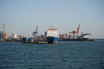 Fototapeta premium View of a port