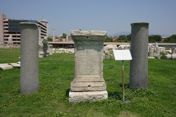 Fototapeta premium Agora of Smyrna in Izmir, Turkey