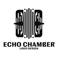 Echo Chamber Vector Logo Design