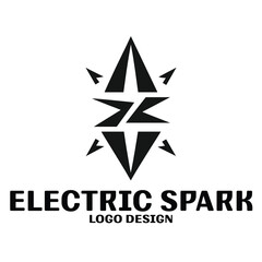 Electric Spark Vector Logo Design