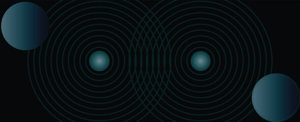 Abstract blue circle background. Vector illustration design for presentations, banners, covers, web, flyers, cards, posters, wallpapers, textures, slides and business cards