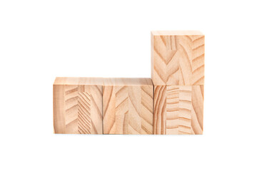 Wooden cubes