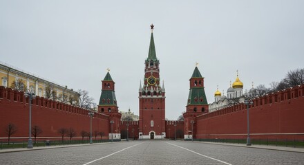 Minimalist Kremlin Towers and Walls