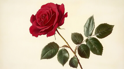 Rose flowers with vintage elements and borders. Jpeg (bitmap) version also available in gallery