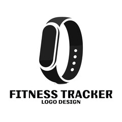 Fitness Tracker Vector Logo Design
