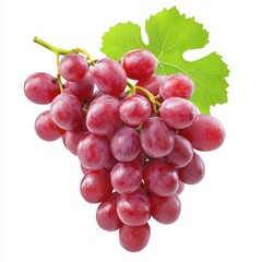 Fototapeta premium Fresh and juicy grapes, vibrant green and purple hues, perfect for snacking or adding to recipes.