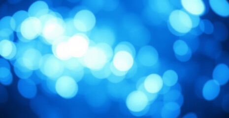 Abstract Blue Bokeh Background