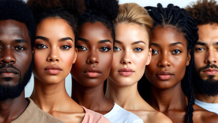 Obraz premium Celebrating diversity and inclusivity through unity