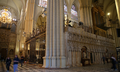 Fototapeta premium Basílica de Santa María la Mayor, Bérgamo (Italia).