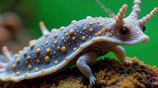 Unique Horned Frog Close Up Amazing Amphibian Wildlife