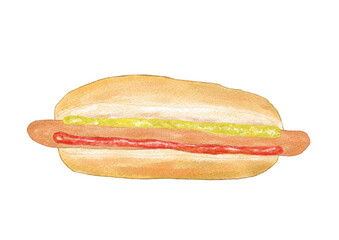 シンプルなホットドック