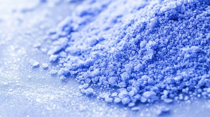 Obraz premium A close-up of the vibrant blue dough from butterfly pea-infused rice flour.