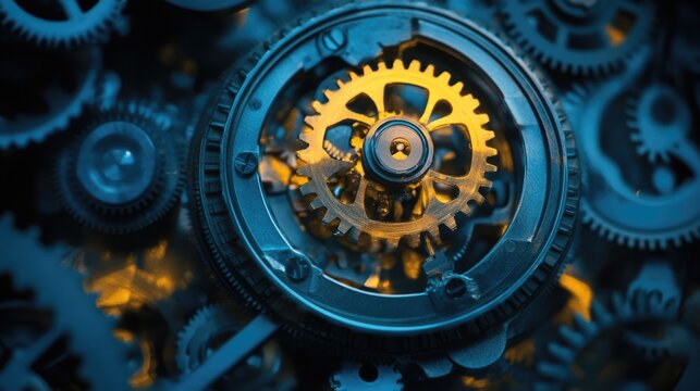 A conceptual image showing financial growth under different economic systems.