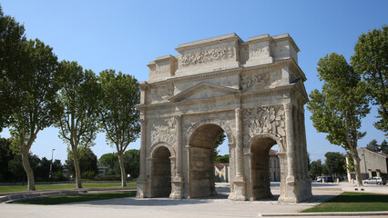 Obraz premium Arco del Triunfo., Orange, Francia